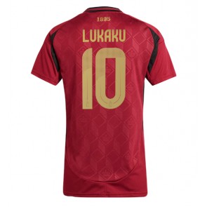 Belgija Romelu Lukaku #10 Domaci Dres za Ženska EP 2024 Kratak Rukavima